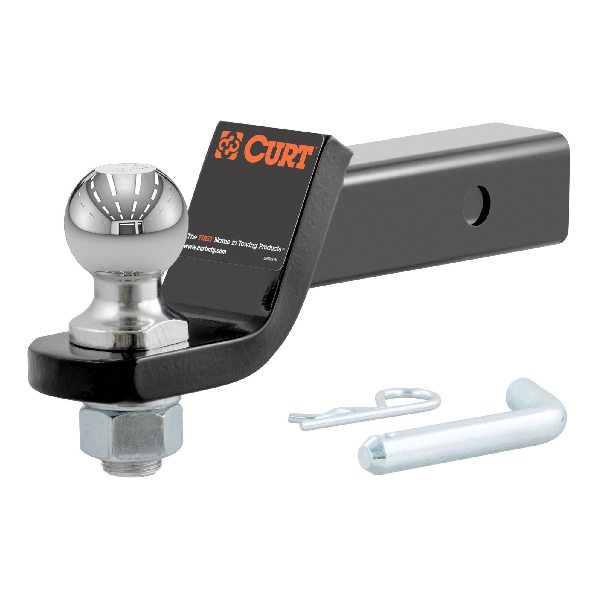 Curt Manufacturing, Loaded Ball Mount w/ 2in. Ball (2in. Shank, 2in. Drop), Ball Diameter 2 in, Model# 45036